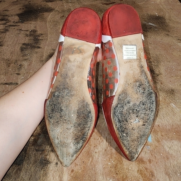 Isa Tapia Hearts & Dots Ballet Flats 39.5 - Picture 9 of 9